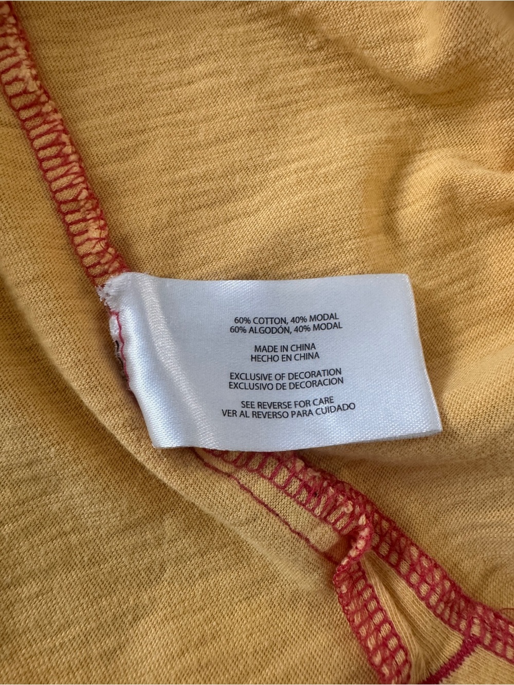 Gap XL Golden Mustard T-Shirt Dress Cotton Modal Short Sleeve Side Slits - Picture 4 of 8